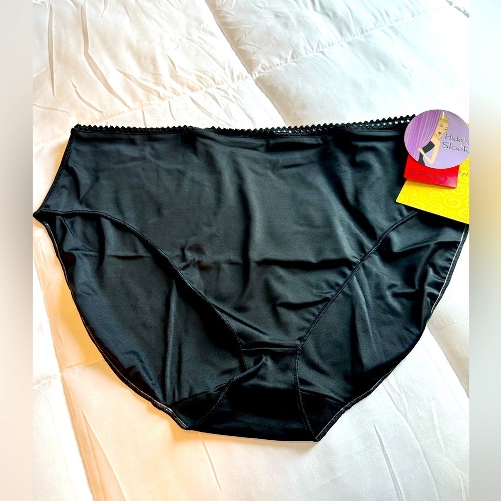 Spanx Hide & Sleek Black Panties Size 2X NWT